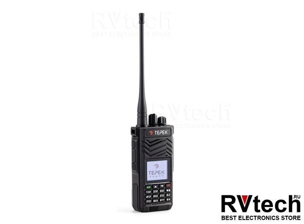 Портативная радиостанция ТЕРЕК РК-322 DMR v.2024 (двухдиапазонная, 10 Вт, IP67, AES256) в Новосибирске, Купить Портативная радиостанция ТЕРЕК РК-322 DMR v.2024 (двухдиапазонная, 10 Вт, IP67, AES256) в Новосибирске в магазине РадиоВидео.рф,  Рации Терек