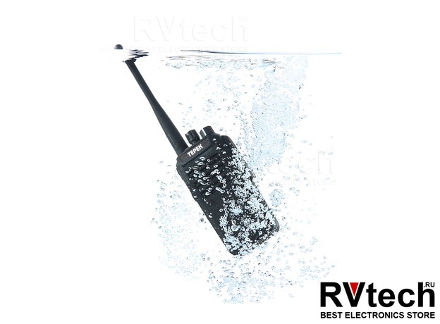 Портативная водонепроницаемая радиостанция ТЕРЕК РК-401 VHF (10 Вт, IP68, 136–174 МГц) в Новосибирске, Купить Портативная водонепроницаемая радиостанция ТЕРЕК РК-401 VHF (10 Вт, IP68, 136–174 МГц) в Новосибирске в магазине РадиоВидео.рф,  Рации Терек