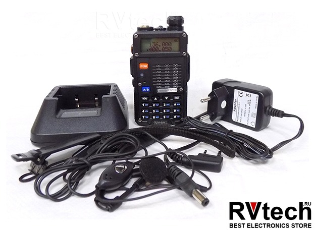 Baofeng UV-5RT - Двухдиапазонная рация UHF/VHF, Купить Baofeng UV-5RT - Двухдиапазонная рация UHF/VHF в магазине РадиоВидео.рф, Рации Baofeng