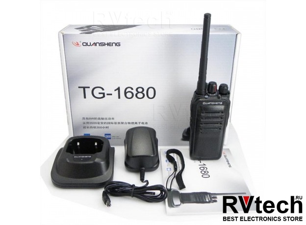 Рация Quansheng TG-1680, шт, Купить Рация Quansheng TG-1680, шт в магазине РадиоВидео.рф, Рации Quansheng (Китай)