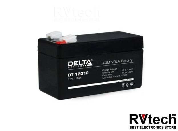 DELTA DT 12012 - Аккумулятор для UPS. 12 V, 1,2 A, Купить DELTA DT 12012 - Аккумулятор для UPS. 12 V, 1,2 A в магазине РадиоВидео.рф, Delta DT