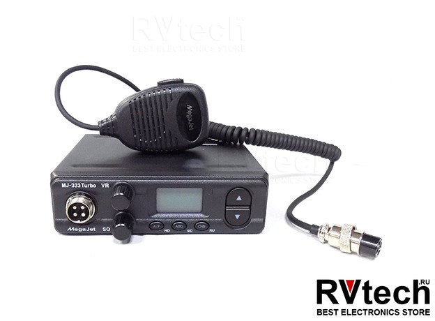 Рация Megajet 333 Turbo СИ-БИ рация 27 МГц, Купить Рация Megajet 333 Turbo СИ-БИ рация 27 МГц в магазине РадиоВидео.рф, MegaJet