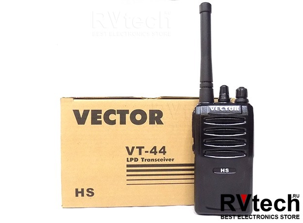 Рация Vector VT-44 HS, Купить Рация Vector VT-44 HS в магазине РадиоВидео.рф, Рации Vector