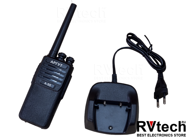 Рация Аргут А-55 - 5W, 2600mAh безлицензионная, Купить Рация Аргут А-55 - 5W, 2600mAh безлицензионная в магазине РадиоВидео.рф, Рации Аргут