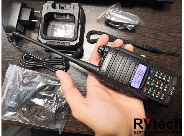 Рация Baofeng UV-9R Plus - 8W, 2800 mAh два диапазона, влагозащита IP67, Купить Рация Baofeng UV-9R Plus - 8W, 2800 mAh два диапазона, влагозащита IP67 в магазине РадиоВидео.рф, Рации Baofeng Рация Baofeng UV-9R Plus - 8W, 2800 mAh два диапазона, влагозащита IP67, Купить Рация Baofeng UV-9R Plus - 8W, 2800 mAh два диапазона, влагозащита IP67 в магазине РадиоВидео.рф, Рации Baofeng