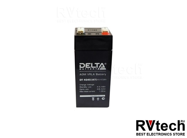 DELTA DT 4045 (47мм) - аккумулятор на весы 4В 4А, Купить DELTA DT 4045 (47мм) - аккумулятор на весы 4В 4А в магазине РадиоВидео.рф, Delta DT