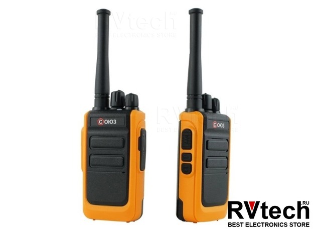 Радиостанция СОЮЗ-1х2 (оранжевый) / 2 рации в комплекте, Купить Радиостанция СОЮЗ-1х2 (оранжевый) / 2 рации в комплекте в магазине РадиоВидео.рф, Рации Союз