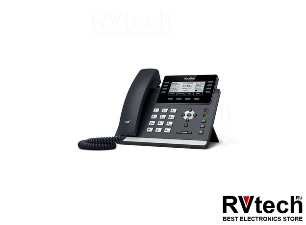 IP-телефон Yealink SIP-T43U, Купить IP-телефон Yealink SIP-T43U в магазине РадиоВидео.рф, Настольные IP-телефоны