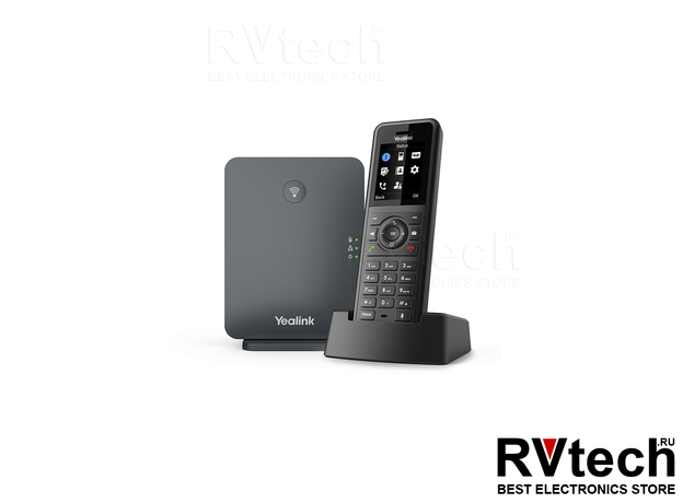 IP-DECT-телефон Yealink W77P, Купить IP-DECT-телефон Yealink W77P в магазине РадиоВидео.рф, DECT-экосистема Yealink